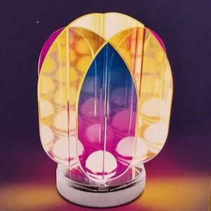 HOUSE OF HARLOW 1960 Ambient Prismatic LED Lamp with Colorful Lighting